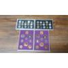 Image 1 : (2) Coins Of The World In Acrylic Display & (2) 1970 Pre Decimal UK Great Britain Proof Coins Sets
