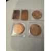 Image 2 : 5 - One Ounce .999 Fine Copper Rounds & Bars  - All Mint Condition
