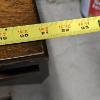 Image 9 : Vintage Grand Rapids Traditional Wooden Pedestal Chapel Lectern with Embedded Wheat/Buffalo Pennies