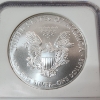 Image 3 : 2008 American Silver Eagle $1 Early Releases 1 oz .999 Fine Silver Graded by NGC MS 69
