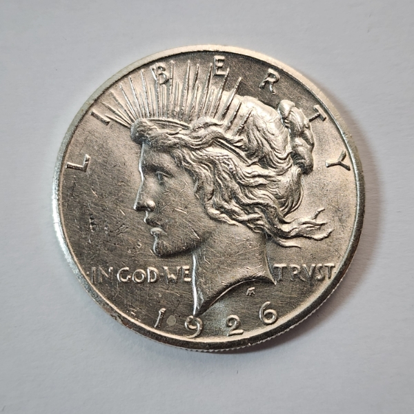United States 1926 Silver Peace Dollar - 90% U.S. Silver Coin