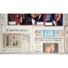 Image 6 : Lot of 16 Newspapers and 3 Magazines - Bill Clinton Related