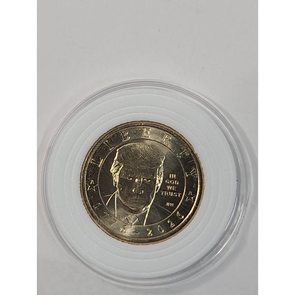 Newly Minted US Mint 1776~2026 Semiquincentennial President Donald J. Trump Coin In Coin Capsule