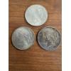 3 - United States PEACE Silver Dollars In Great Condition