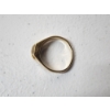 Image 4 : Beautiful 14K Yellow Gold Ring With Diamond - Size 10 - TW:6.4g 