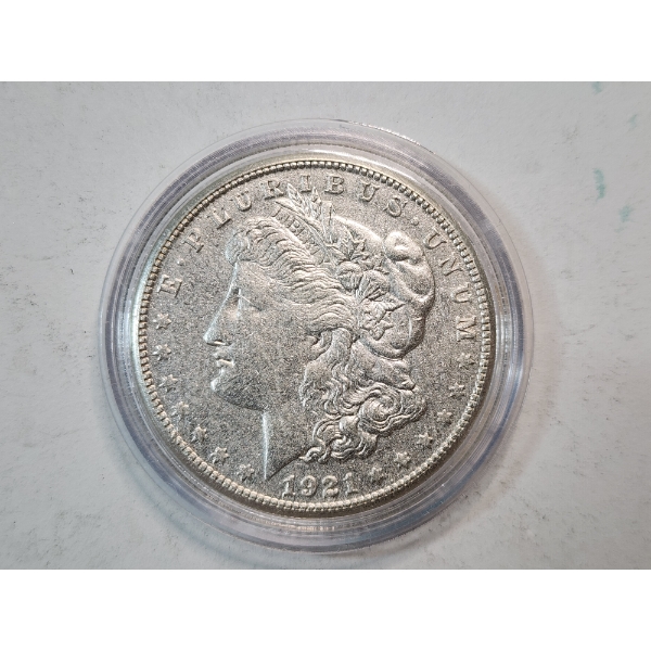 1921-S 90% Silver Morgan Dollar in Capsule 