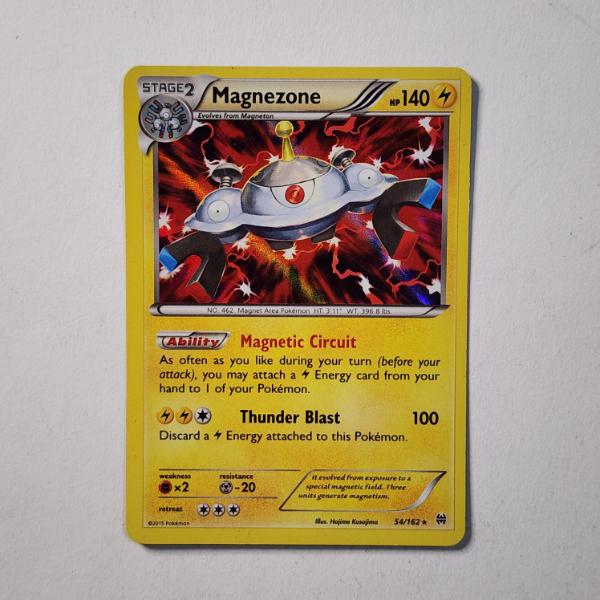 Magnezone 54/162 Holo Rare Vintage Pokemon Trading Card