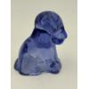 Image 2 : Adorable Degenhart Vintage Glass Dog Figurine-Blue Bird