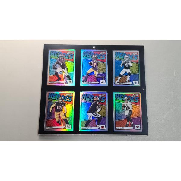 2022 Panini Prestige Heroes Football Cards In 6 Card Display - 2 0f 3 Of Completed Set