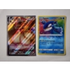 Image 1 : Two Vintage Pokemon Holo Rare Trading Cards Including Kyogre 021/072 & Eevee VMax SWSH087