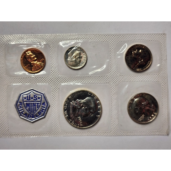 1956 United States Proof Coin Set Featuring $0.85 Face Value in 90% Silver! 