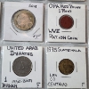 Image 4 : Binder Page Filled with Assorted World Coins: Costa Rica, Ecuador, Guatemala, Malaysia, & More! 
