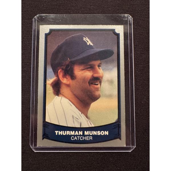 Thurman Munson New York Yankees Baseball Card - Excellent Condition
