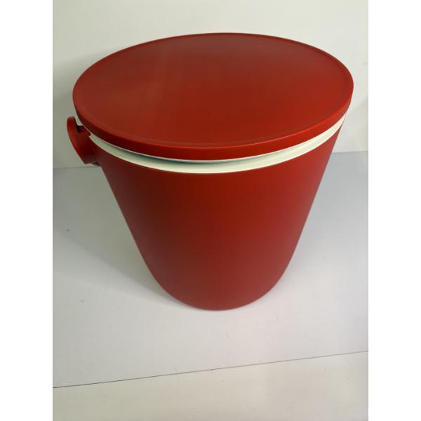 Keter Cool Bar - Indoor Outdoor Patio Beverage Cooler - Red