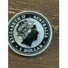 Image 2 : 2001 1 Oz. Silver Dollar Australian Kookaburra - Queen Elizabeth II - FV $1.00 AUD
