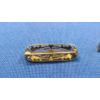 Image 9 : 14KT Gold Earrings & Brooch/Pin - Total Weight: 7.5g