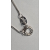 Image 6 : Kay Jewelers Sterling Silver Diamond Chip Twist Pendant On 16" Necklace - Weight: 4.4g