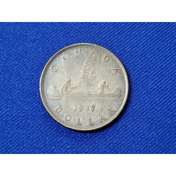 1937 Canada 80% Silver Dollar / ASW: 0.6oz