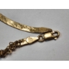 Image 4 : 14K Yellow Gold Herringbone 7" Bracelet (Damaged) TW: 3.4g