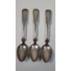 Image 1 : (3) Vintage Sterling Silver Towle Dessert Spoons - Total Weight: 86.5g
