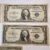 Image 3 : Five Assorted United States $1 Blue Seal Silver Certificates FV: $5.00