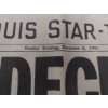 Image 2 : Qty Four (4) Specialty Titles War History Military With 12/8/1941 Newspaper Declaration Of WWII 