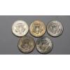 Image 2 : (5) Assorted Years United States 40% Silver Kennedy Half Dollars - Face Value: $2.50