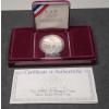 Image 1 : United States Mint 1992-S Olympic Baseball Commemorative Proof 90% Silver Dollar With COA