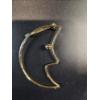 Image 5 : ''E'' Crystal Pendant, New Pearl Earrings, Gold Tone Bracelet And Neat Moon Pin