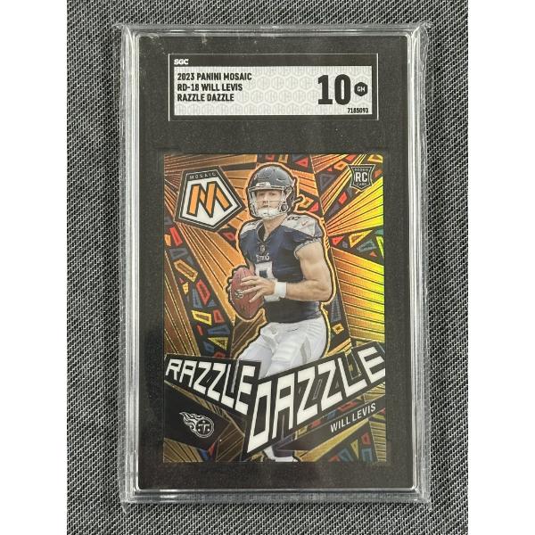 SGC 10 GM - 2023 Panini Mosaic RD-18 Will Levis - Razzle Dazzle