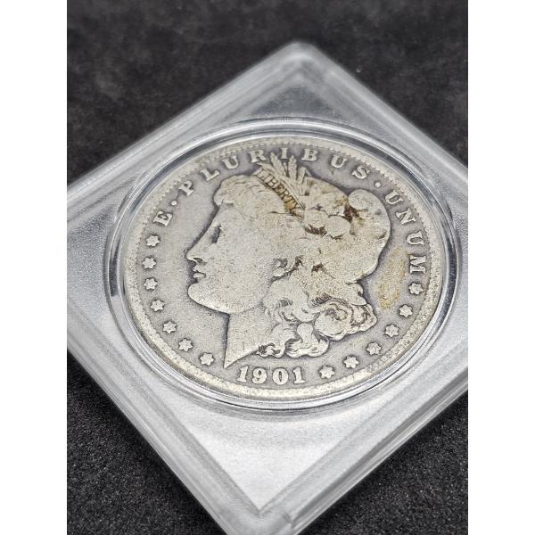 1901-O Morgan 90% Silver Dollar with Protective Case