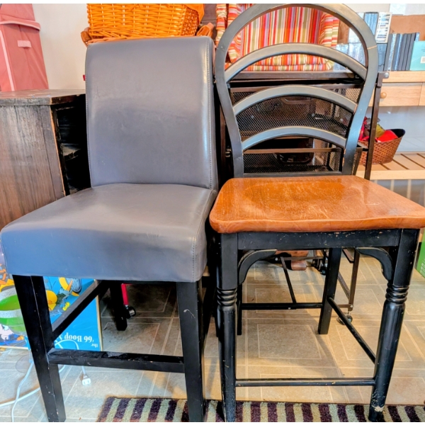 2 Bar Type Stools