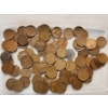 Image 1 : Lot of Assorted Years U.S. Lincoln Pennies - Mainly Wheat Pennies - Face Value ~ $0.87