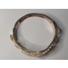Image 6 : Vintage 2.5" Higher Percentage Silver Filigree Cannetille Hinged Bangle Bracelet - Weight: 29.4g