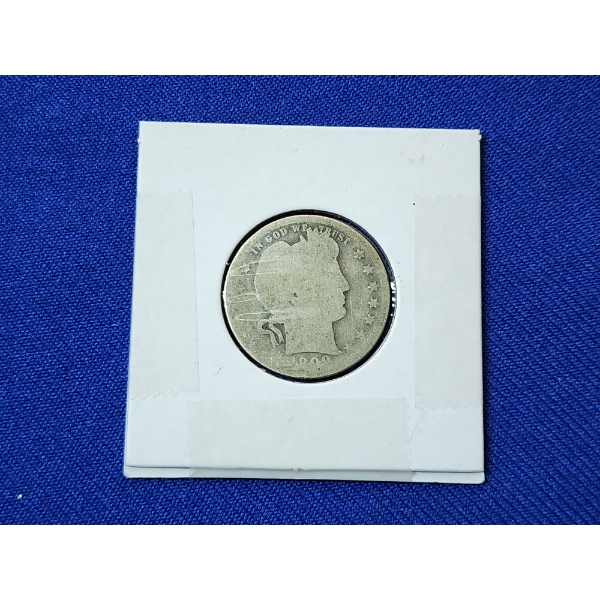 Unknown Year United States Barber Silver Quarter