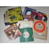 Image 1 : Lot of Assorted 7in Vinyl Record Sleeves w/ Sears Records & Tapes Bag - Over 20 Sleeves