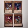 Image 1 : Four Assorted Magician Girl Holo Yu-Gi-Oh Trading Cards 
