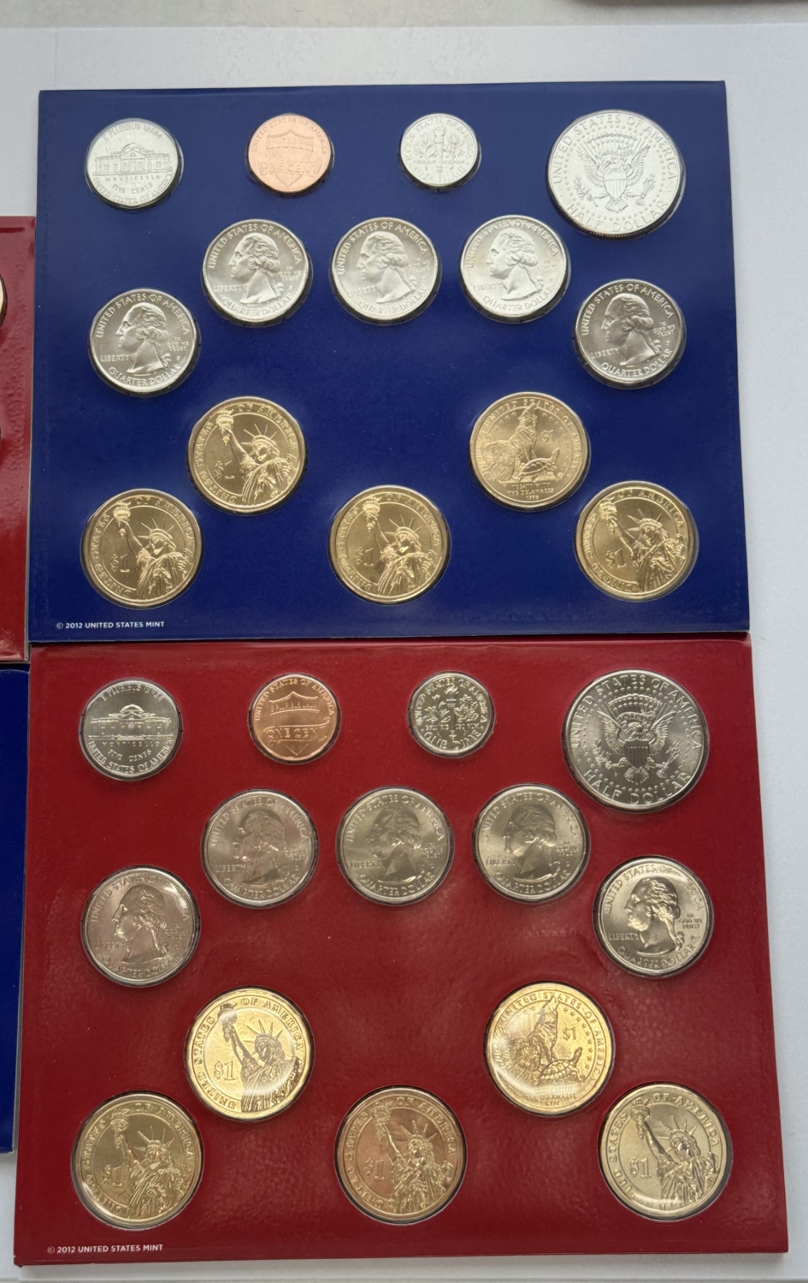 United States Mint Uncirculated Coin Sets- Philadelphia and Denver ...