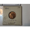Image 7 : 6 - Assorted United States Wheat Cents in Holders Including Steel Cents, BU, Full Red