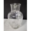 Image 2 : Vintage Mary Gregory Hand-Painted Enamel Clear Glass Pitcher