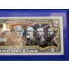 Image 5 : United States $2 Bank Note Confederate Generals Civil War Commemorative Note in Holder