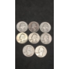 Image 1 : Assorted Years 90% Silver Washington Head Quarters- Face Value: $2.00
