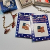 Image 6 : Large Lot of Assorted Fashion Jewelry Items: Pins, Necklace, Bracelet, Pouch - See Photos! 