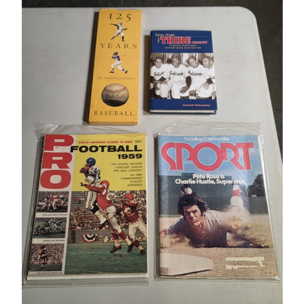 Excellent Condition Vintage Baseball Books & Magazines 