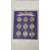 Image 8 : Assorted Coin Displays & Commemorative Replica Tribute Coins 