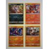 Image 1 : Four Assorted Holo Pokemon Trading Cards Including Black Star Promo & Cracked Holo 