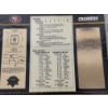 Image 2 : Authentic 1995 Super Bowl XXIX NFL Football Ticket & 24K Gold Plated Ticket - Mint Condition