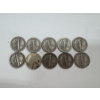 Image 3 : United States 90% Silver Dimes- $1.00 Face Value - Assorted Dates- Wonderful Condition