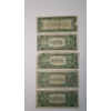 Image 7 : 1928 B, 1935 D, 1957 B $1 Silver Certificate Bank Notes - Face Value: $5.00
