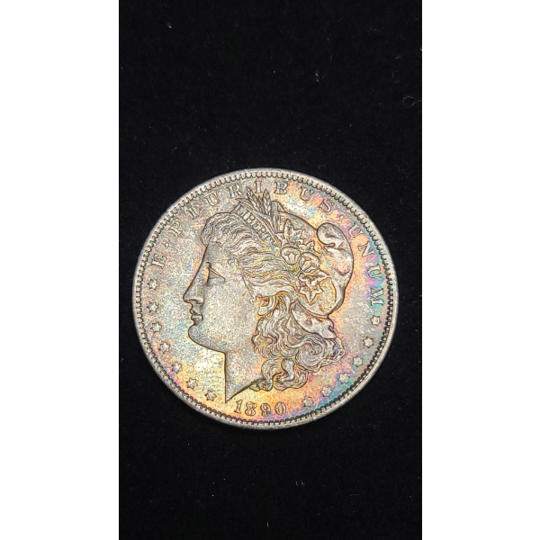 1890-O 90% Silver Morgan Dollar - Beautiful Toning